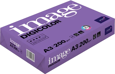 Бумага белая Image Digicolor А3, 200гр, 200л, матовая, без покрытия
