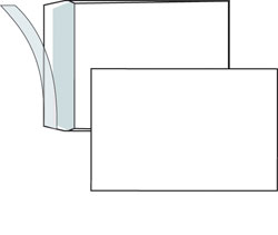 KALAM.KZ - Конверт 250х353мм,120гр,без окна,объемный,белый,с отрывной полосой по короткой стороне Blasetti