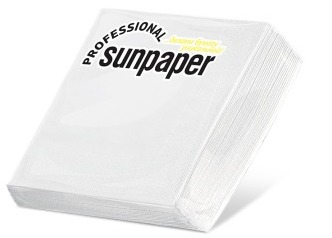 KALAM.KZ - Салфетки бумажные 100шт, 33*33 мм белые, SunPaper PROFESSIONAL