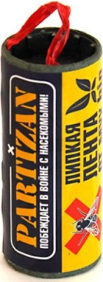 Лента клейкая от мух, рулон Partizan.