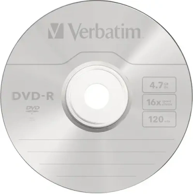 KALAM.KZ - Диск DVD-R  Verbatim 16 x 4.7GB 1 штука в упаковке