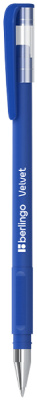 Ручка гелевая, 0,5мм, синяя, Berlingo "Velvet"