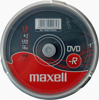 KALAM.KZ - Диск DVD-R Maxwell 16x25S, шпин.25 шт,