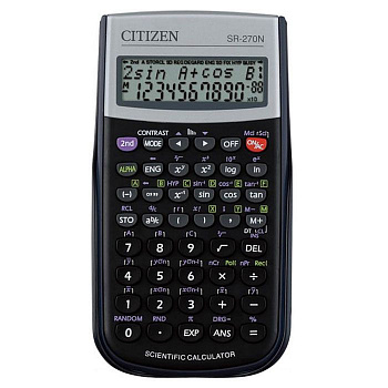 KALAM.KZ - Калькулятор инженерный 10+2разрядов, 236 функций, 8.0x14.8см, черный Citizen