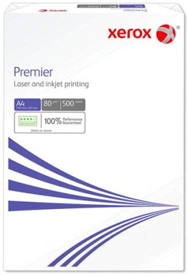 Бумага белая Premier A4, 80гр, 500л, CIE 161, класс B, Xerox