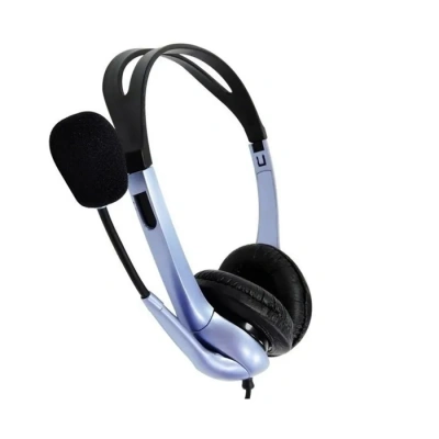KALAM.KZ - Гарнитура Genius, HS-04S, Тип крепления: Дуговые, Подключение 3,5 MiniJack, Длина кабеля 1,2 м, Чёр