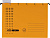 KALAM.KZ - Папка подвесная A4(240x318x6мм), 230гр, желтая Hamelin