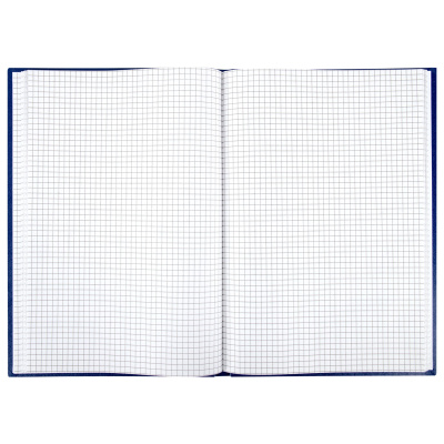 Книга учета 96л, А4, клетка, блок офсет, тв.обложка, Brauberg