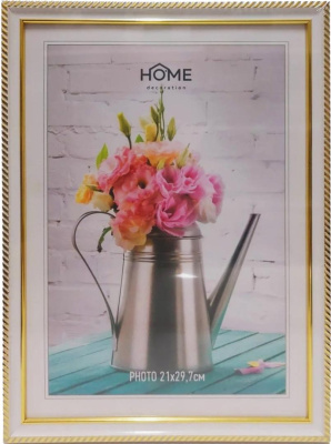 Рамка для фото, A4 белая 21х29,7 см с подставкой