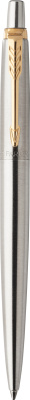 Ручка гелевая Parker Jotter Stainless Steel GT, 1 мм М, черная 2020647