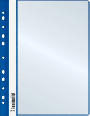 KALAM.KZ - Папка с файлами, 20 файлов, А4, с перфорацией синяя