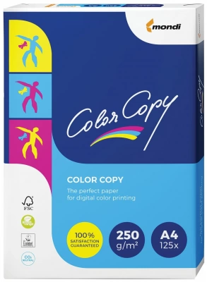 Бумага Color Copy А4, 250гр., 125л., матовая, без покрытия
