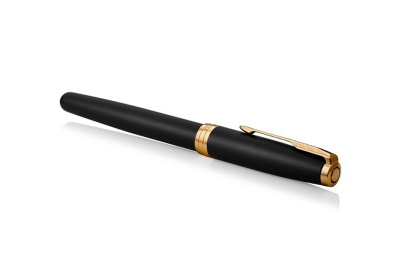 KALAM.KZ - Ручка перьевая Parker Sonnet Matte Black GT, 0,8 мм F, черная, отделка золото 1931516
