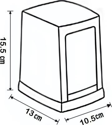 KALAM.KZ - Диспенсер для салфеток настольных, черный Vialli
