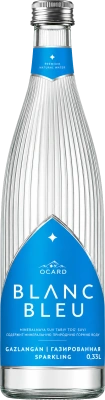 Вода минеральная газированная, 0,33л, стеклянная бутылка, Blanc Bleu Still
