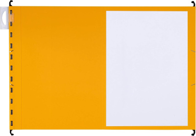 KALAM.KZ - Папка подвесная A4(240x318x6мм), 230гр, желтая Hamelin