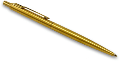 KALAM.KZ - Ручка шариковая "Classic Gold SS GT" синяя, 1.0мм, кнопочн., подар. упак, Parker 