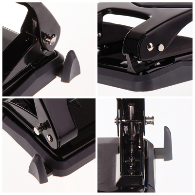 KALAM.KZ - Дырокол на 2отверстия, 1-35л, металл, черный, OfficeSpace