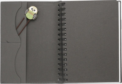 Ежедневник А5, недатир, 192л, иск.кожа, Today, евроспираль, клетка, карман для ручки, серый, Эксмо