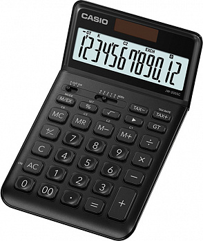 KALAM.KZ - Калькулятор 12 разрядов, 1.1 x 10.9 x 18.4мм, черный CASIO JW-200SC-BK-W-EP