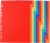 KALAM.KZ - Разделитель 1-12, А4, 12л, пластик, цветной Foska купить KALAM.KZ - Разделитель 1-12, А4, 12л, пластик, цветной Foska