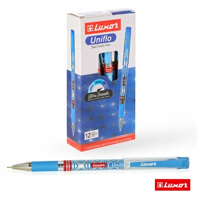 KALAM.KZ - Ручка шариковая 0.7мм, синяя, Luxor "Uniflo MAX Blue"