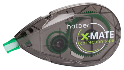 Корректирующая лента "Hatber", 5мм, 10м, серия "X-Mate Diamond", в пакете