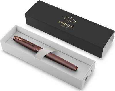 KALAM.KZ - Ручка роллерная Parker IM Professionals Monochrome Burgundy, черная, 0,5 мм F 2190513