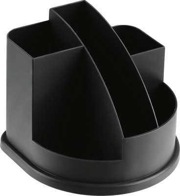 KALAM.KZ - Подставка для канц. принадлежностей, Авангард, черный, пластик Стамм