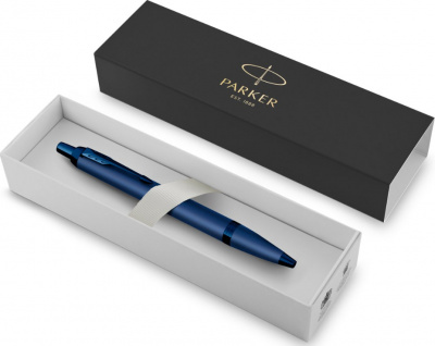 KALAM.KZ - Ручка шариковая IM Professionals Monochrome Blue, синяя, 1мм, Parker