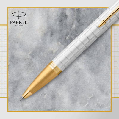KALAM.KZ - Ручка шариковая Parker IM Premium K318 Pearl GT, 1,0 мм М, синяя 2143643