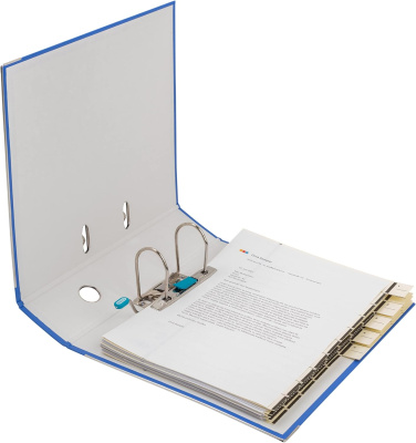 KALAM.KZ - Регистратор A4, 80мм, PVC/Paper, синий Hamelin