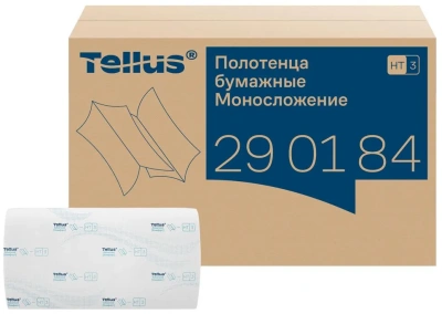 KALAM.KZ - Полотенца бумажные 2х-слойные ZZ-сложение "23смх23смх200л Towel Singlefold" 20 шт в кор Tellius