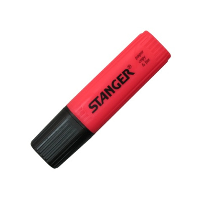 KALAM.KZ - Маркер текстовой, 1-5мм, скошенный наконечник, красный Stanger купить KALAM.KZ - Маркер текстовой, 1-5мм, скошенный наконечник, красный Stanger