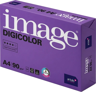 Бумага белая Image Digicolor А4, 90гр, 500л, матовая, без покрытия