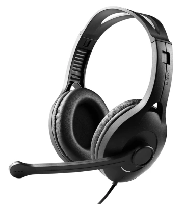 Гарнитура Edifier K800 дуговые, USB, 20 кГц, кабеля 2м, черный