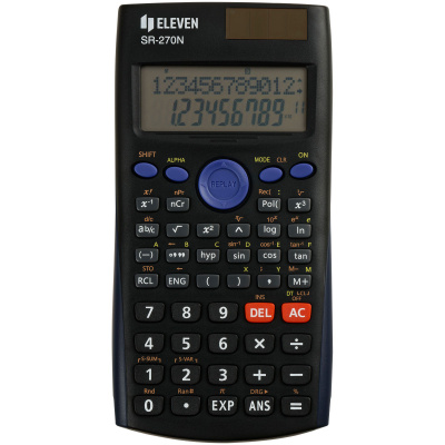 KALAM.KZ - Калькулятор инженерный 10+2разрядов, 240 функций, 8.2x16.2см, черный Eleven
