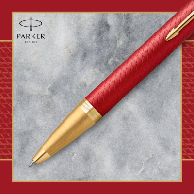 KALAM.KZ - Ручка шариковая Parker IM Premium K318 Red GT, 1,0 мм М, синяя 2143644