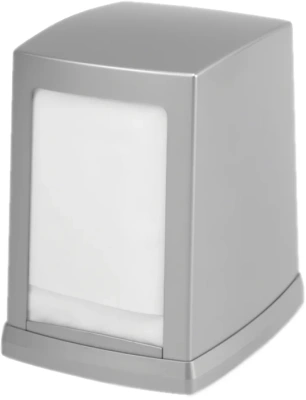 Диспенсер для салфеток настольных, металлик Vialli