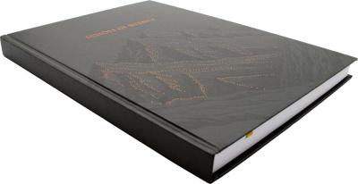 Книга для записей А4(210х290), 200л, клетка, Mountains, Эксмо