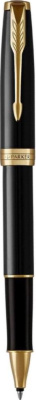 Ручка роллерная Parker Sonnet Black Lacquer GT, 0,5 мм F, черная, 1931496