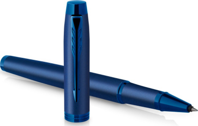 KALAM.KZ - Ручка роллерная Parker IM Professionals Monochrome Blue, 0,8 мм F, черная, 2172965