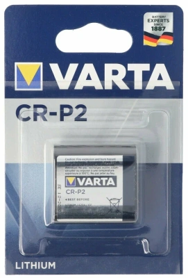 Батарейка CR-P2, 6V, Profeshional Lithium (блистер 1шт) Varta