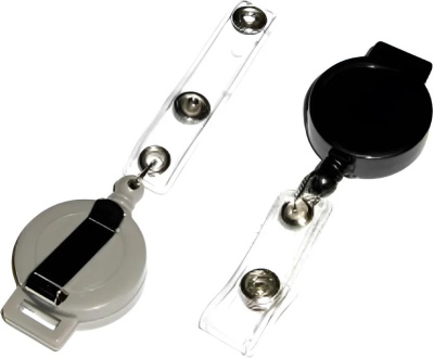 KALAM.KZ - Держатель удостоверения, 55см, с вытяжным механизмом, черный Kejea