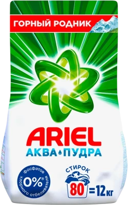 Порошок, Ariel 12 кг, для стирки, автомат Горный родник