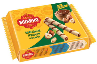 KALAM.KZ - Трубочки вафельные, ореховые. 190 г Яшкино