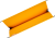 KALAM.KZ - Папка подвесная A4(240x318x6мм), 230гр, боковой ограничитель, желтая Hamelin