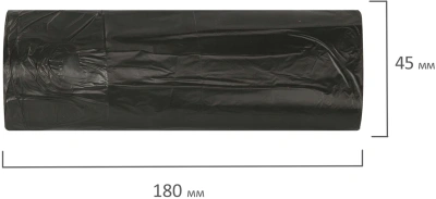 KALAM.KZ - Пакет для мусора на 120л, 10шт, черные, 11мкм, Любаша
