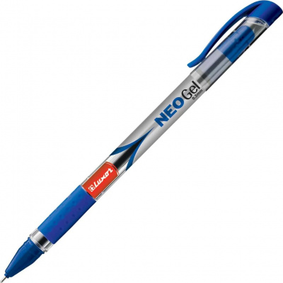 Ручка гелевая, 0,7мм, синяя, Luxor "Neo Gel"