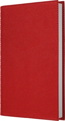 Ежедневник А5, недатир, 152л, иск.кожа, Today, евроспираль, карман д/ручки, красный, клетка Эксмо